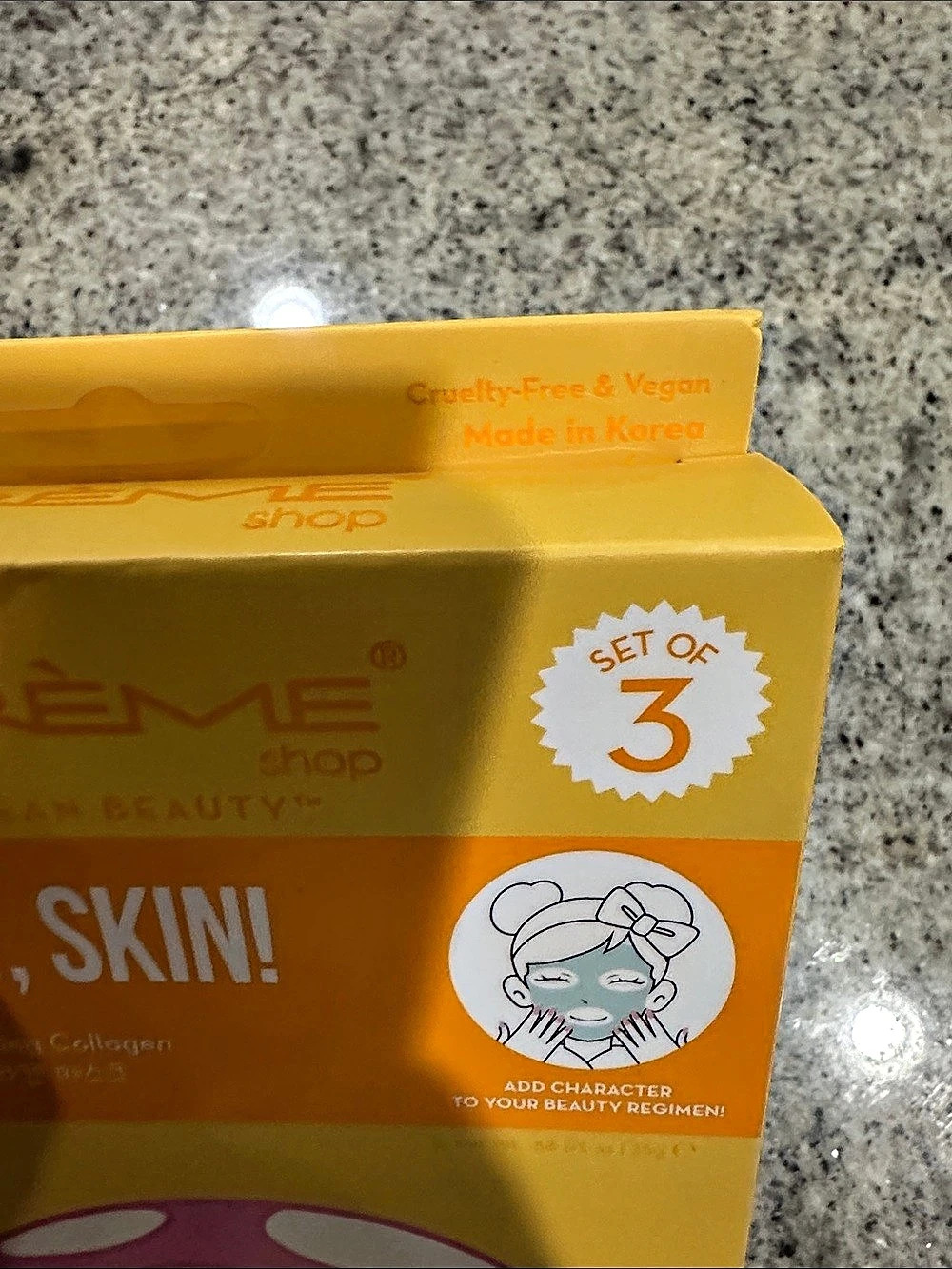 NWB the CREME shop Be Hoppy, Skin! Frog Face Masks Set of 3 - Picture 3 of 3